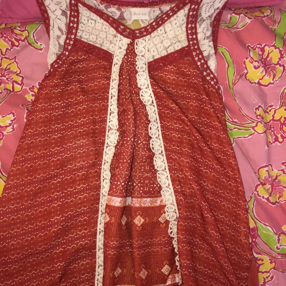 Burnt orange tank